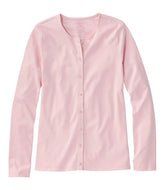 L.L.Bean Women's Pima Cotton Tee, Long-Sleeve Crewneck Cardigan NEW|CLOTHING