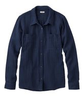 L.L.Bean Women's Cloud Gauze Shirt, Long-Sleeve CLOTHING