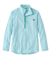 L.L.Bean Women's Everyday SunSmart® Woven Shirt, Quarter-Zip Pullover Colorblock CLOTHING|SALE
