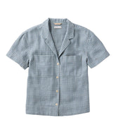 L.L.Bean Women's Signature Hemp/Cotton Camp Shirt, Short-Sleeve CLOTHING