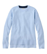 L.L.Bean Women's Wicked Soft Cotton/Cashmere Crewneck Sweater CLOTHING|SALE