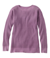 L.L.Bean Women's Sunwashed Waffle Sweater, Pullover CLOTHING|SALE