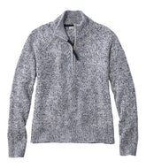 L.L.Bean Women's Mariner Shaker Sweater, Quarter-Zip CLOTHING|SALE