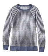 L.L.Bean Women's Midweight Cotton Slub Rollneck Pullover Stripe CLOTHING|SALE