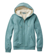 L.L.Bean Women's 1912 Sweatshirt, Sherpa-Lined Hoodie CLOTHING|SALE