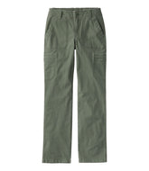 L.L.Bean Women's 207 Vintage Cotton Canvas Pants, Mid-Rise Straight-Leg Cargo CLOTHING|SALE