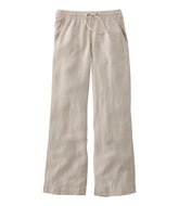 L.L.Bean Women's Premium Washable Linen Pull-On Pants CLOTHING