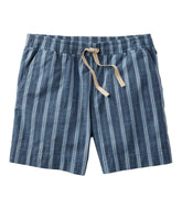 L.L.Bean Women's Lakewashed Dock Shorts, Mid-Rise Stripe CLOTHING|SALE