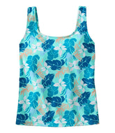 L.L.Bean Women's BeanSport Swimwear, Scoopneck Tankini Top, Print CLOTHING|SALE