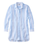 L.L.Bean Women's Cloud Gauze Cover-Up Shirt, Stripe CLOTHING|SALE