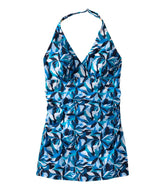 L.L.Bean Women's Shaping Swimwear, Clasp Halter Dress Print CLOTHING|SALE
