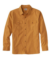 L.L.Bean Men's Riverton Ripstop Shirt, Long-Sleeve, Traditional Untucked Fit CLOTHING
