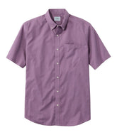 L.L.Bean Men's Wrinkle-Free Kennebunk Sport Shirt, Traditional Fit Short-Sleeve Check CLOTHING|SALE