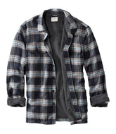 L.L.Bean Men's Fleece-Lined Flannel Shirt, Traditional Fit CLOTHING