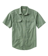 L.L.Bean Men's Sunwashed Canvas Shirt, Traditional Fit Short-Sleeve CLOTHING|SALE