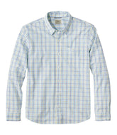 L.L.Bean Men's Comfort Stretch Performance® Shirt, Long-Sleeve, Slightly Fitted Untucked Fit, Plaid CLOTHING|SALE