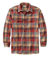 L.L.Bean Men's Chamois Shirt, Slightly Fitted, Plaid CLOTHING|SALE