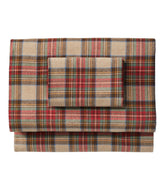 L.L.Bean Heritage Chamois Flannel Sheet Collection, Plaid HOME GOODS