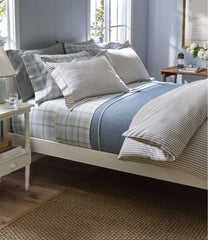 L.L.Bean Ultrasoft Comfort Flannel Sheet Set, Plaid HOME GOODS