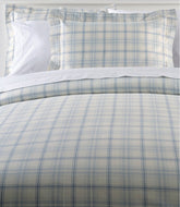 L.L.Bean Ultrasoft Comfort Flannel Comforter Cover Collection, Plaid HOME GOODS