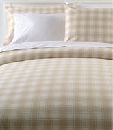 L.L.Bean Ultrasoft Comfort Flannel Comforter Cover Collection, Check HOME GOODS