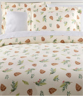 L.L.Bean Evergreen Flannel Comforter Cover Collection HOME GOODS