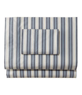 L.L.Bean Sunwashed Percale Sheet Collection, Stripe HOME GOODS