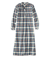L.L.Bean Women's Scotch Plaid Flannel Nightgown CLOTHING
