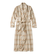 L.L.Bean Women's Scotch Plaid Flannel Robe CLOTHING