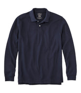 L.L.Bean Men's Premium Double L® Polo, Long-Sleeve Without Pocket CLOTHING|SALE