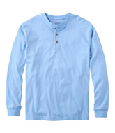 L.L.Bean Men's Carefree Unshrinkable Tee, Traditional Fit, Long-Sleeve Henley CLOTHING|SALE