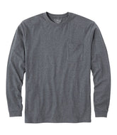 L.L.Bean Men's Carefree Unshrinkable Tee with Pocket, Traditional Fit, Long-Sleeve CLOTHING