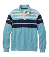 L.L.Bean Men's Bean's Vintage Soft Rugby, Mockneck, Chest Stripe CLOTHING|SALE