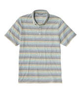 L.L.Bean Men's Comfort Stretch Performance® Pima Polo, Short-Sleeve, Stripe CLOTHING|SALE