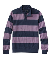L.L.Bean Men's Bean's Vintage Soft Rugby, Mockneck, Stripe CLOTHING|SALE