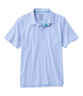 L.L.Bean Men's Comfort Stretch Performance® Party Polo, Slightly Fitted, Short-Sleeve, Stripe CLOTHING