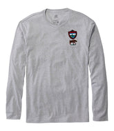 L.L.Bean Men's MIF&W Tee, Long-Sleeve Moose CLOTHING|OUTDOOR EQUIPMENT