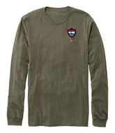 L.L.Bean Men's MIF&W Tee, Long-Sleeve White-Tailed Deer CLOTHING|OUTDOOR EQUIPMENT