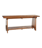 L.L.Bean Rustic Wooden Mudroom Bench, Large HOME GOODS