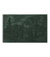L.L.Bean Everyspace Recycled Waterhog Doormat, Pine Trees HOME GOODS