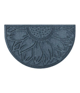 L.L.Bean Everyspace Recycled Waterhog Doormat, Half Round, Sunflower HOME GOODS