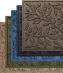 L.L.Bean Heavyweight Recycled Waterhog Doormat, Woodland Leaf HOME GOODS