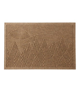 L.L.Bean Everyspace Recycled Waterhog Doormat, Mountain Scene HOME GOODS