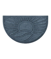 L.L.Bean Everyspace Recycled Waterhog Doormat, Half Round, Sunrise HOME GOODS