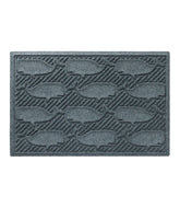L.L.Bean Everyspace Recycled Waterhog Doormat, Whales HOME GOODS