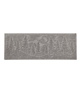 L.L.Bean Everyspace Recycled Waterhog Wide Doormat, Pine Trees HOME GOODS