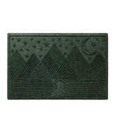 L.L.Bean Everyspace Recycled Waterhog Doormat, Twilight Mountain Range HOME GOODS
