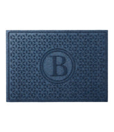 L.L.Bean Heavyweight Recycled Waterhog Doormat, Blooming Circles, Personalized HOME GOODS