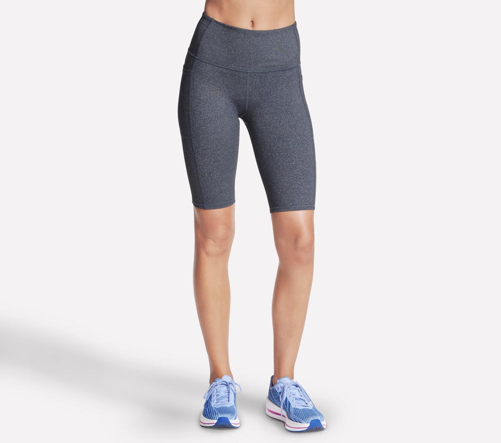 GO WALK High Waisted 10 Inch Bike Short | Skechers US