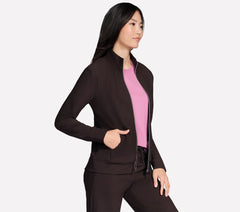 GO Luxe Rib Everyday Full Zip Jacket | Skechers for sale